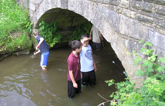 river dipping